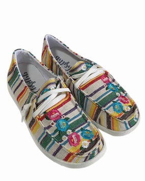 Women's Stripe Slip On Sneakers In Flo Multi Best-selling Womens Sneakers