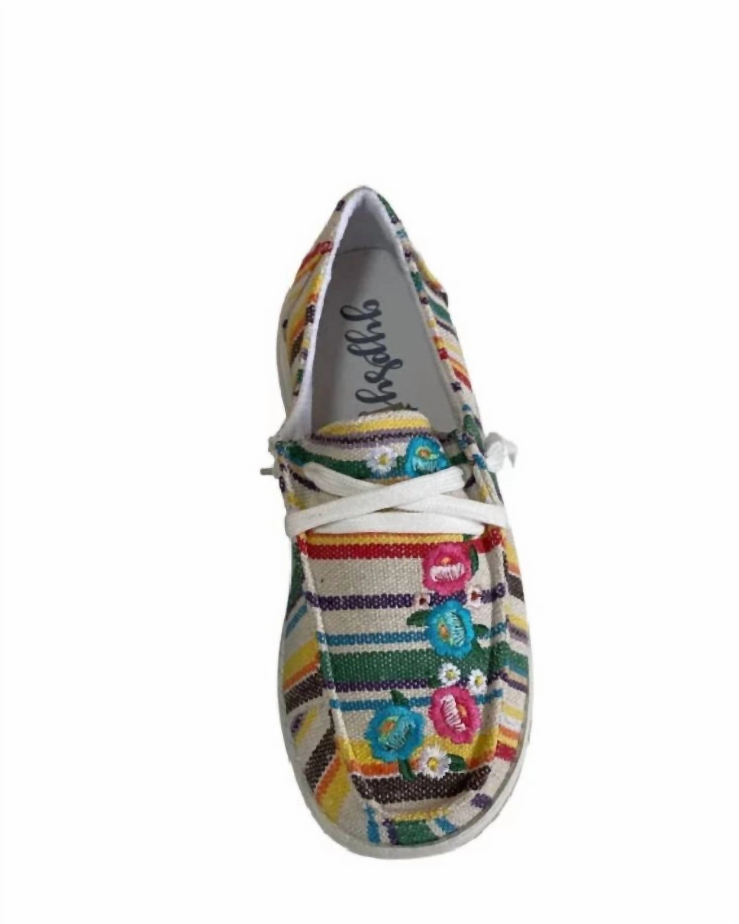 Women's Stripe Slip On Sneakers In Flo Multi