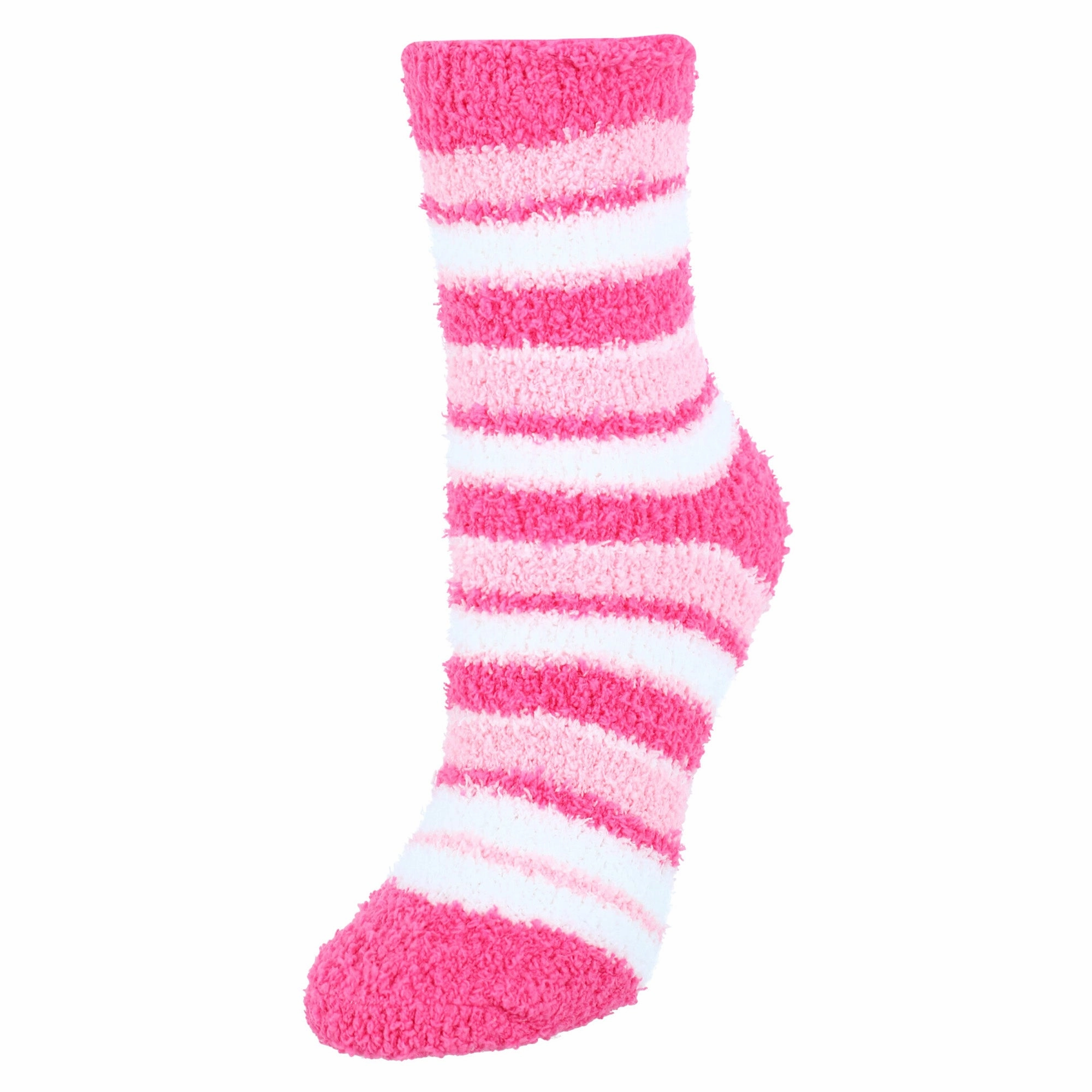 Women's Striped Warm Fuzzy Socks (3 Pair Pack)