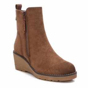 Women's Suede Booties By XTI Womens Casual Boots clearance