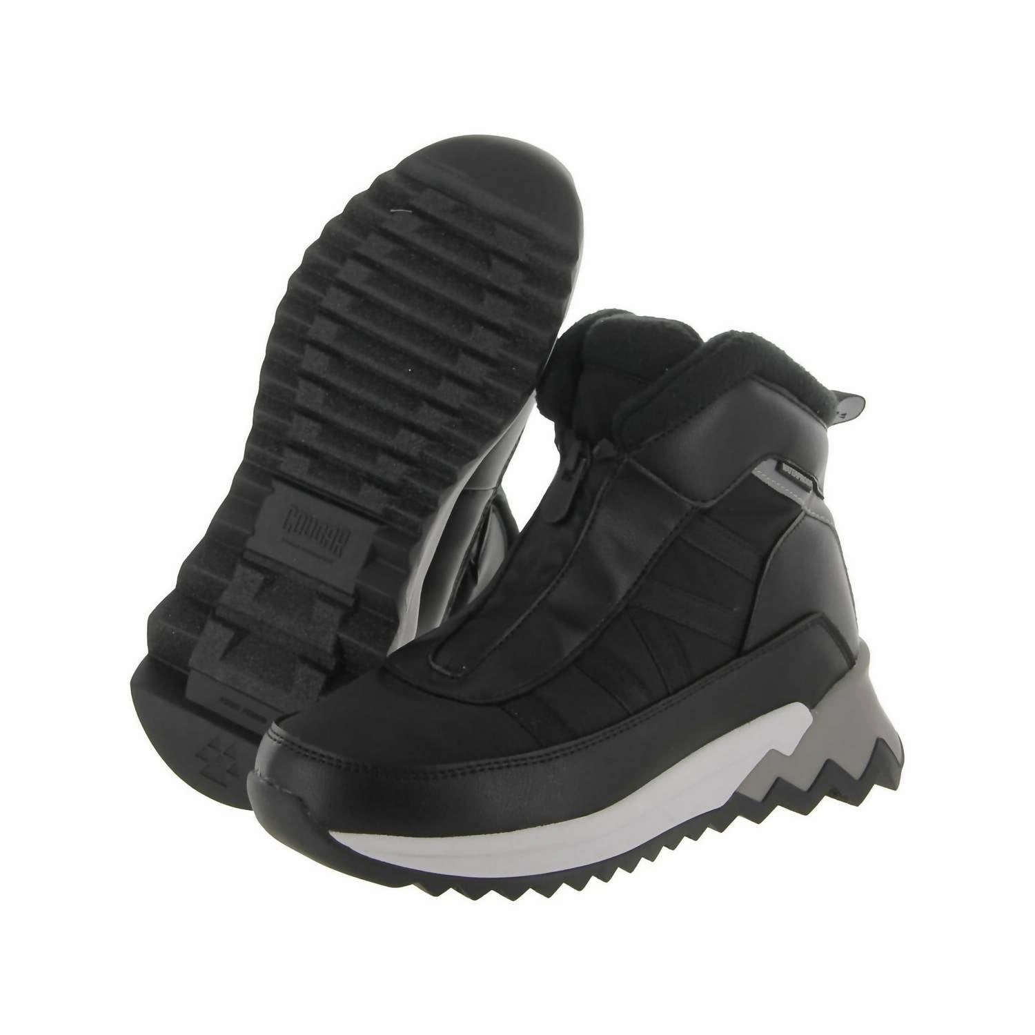Women's Swizzle Leather Sneakers In Black