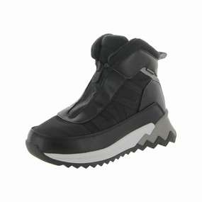 Women's Swizzle Leather Sneakers In Black Womens Sneakers at discount price