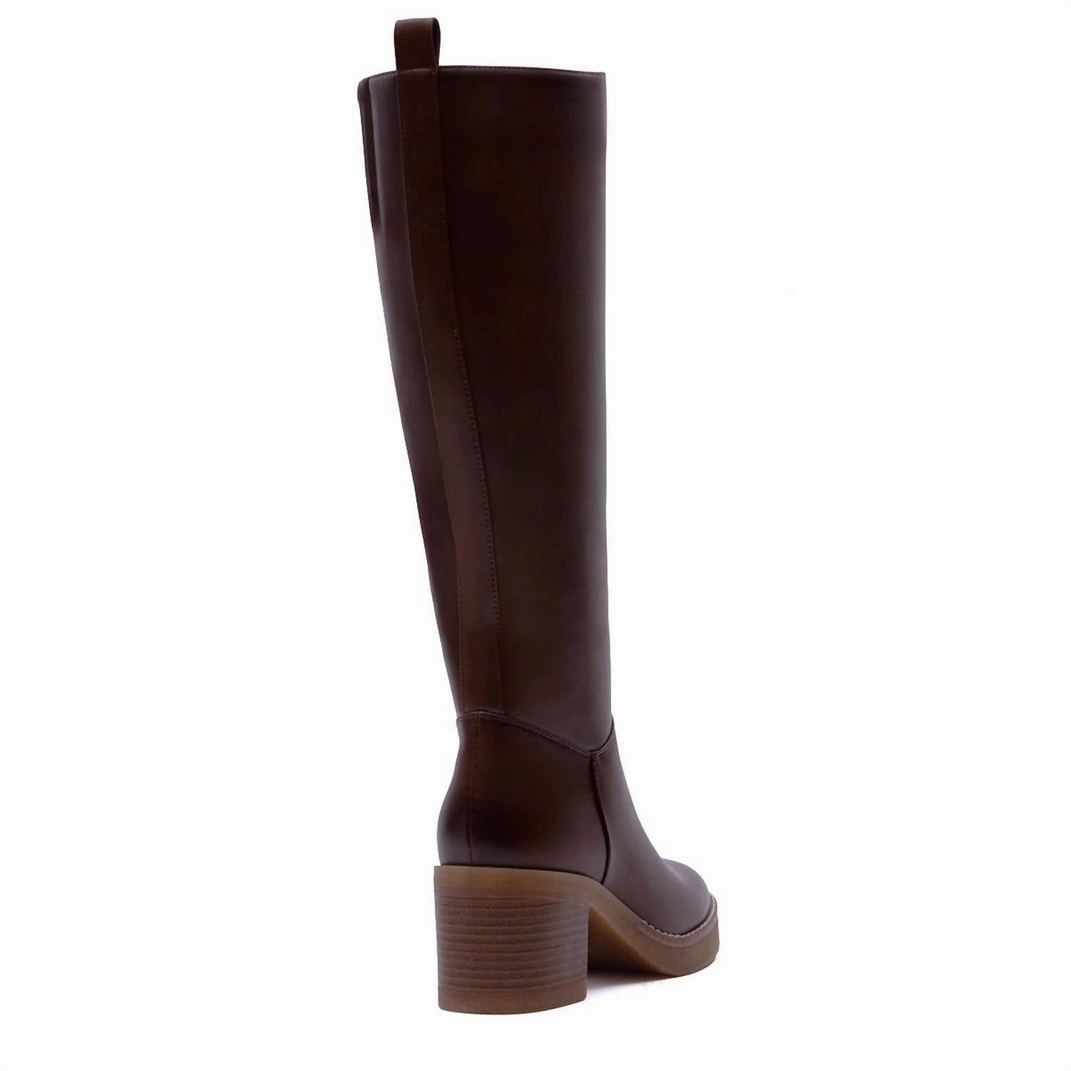 Women's Tall Riding Boots In Brown