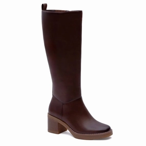 Women's Tall Riding Boots In Brown High-quality Womens Boots discount