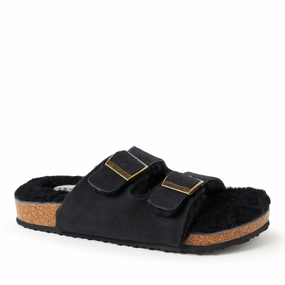 Women's Tamworth Cork Molded Footbed Double Band Slide Cozy Womens Slippers discount