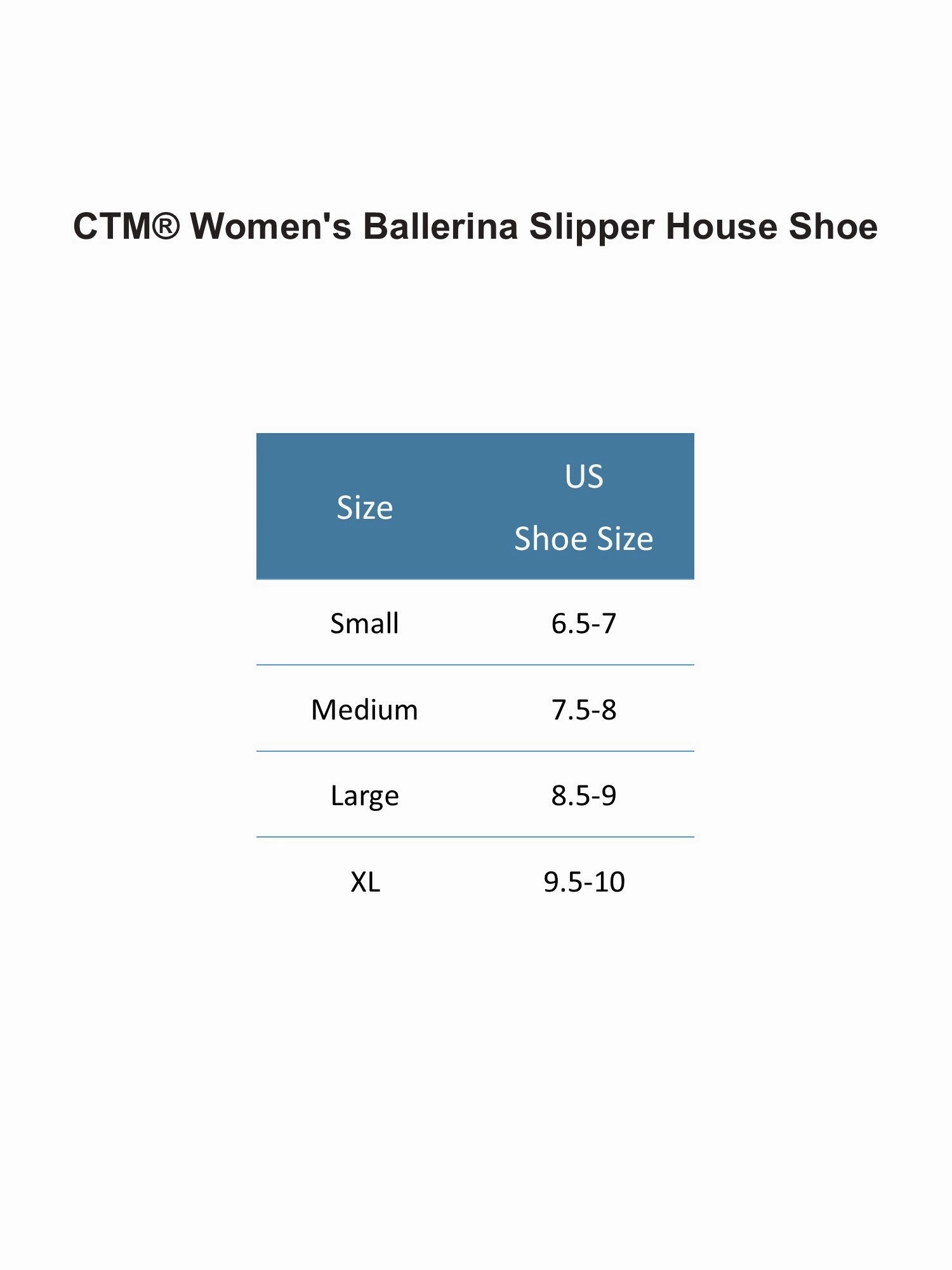 Women's Terry Ballerina Slipper House Shoe