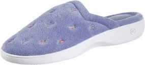 Women's Terry Slip On Clog Slipper In Periwinkle Cozy Womens Slippers discount