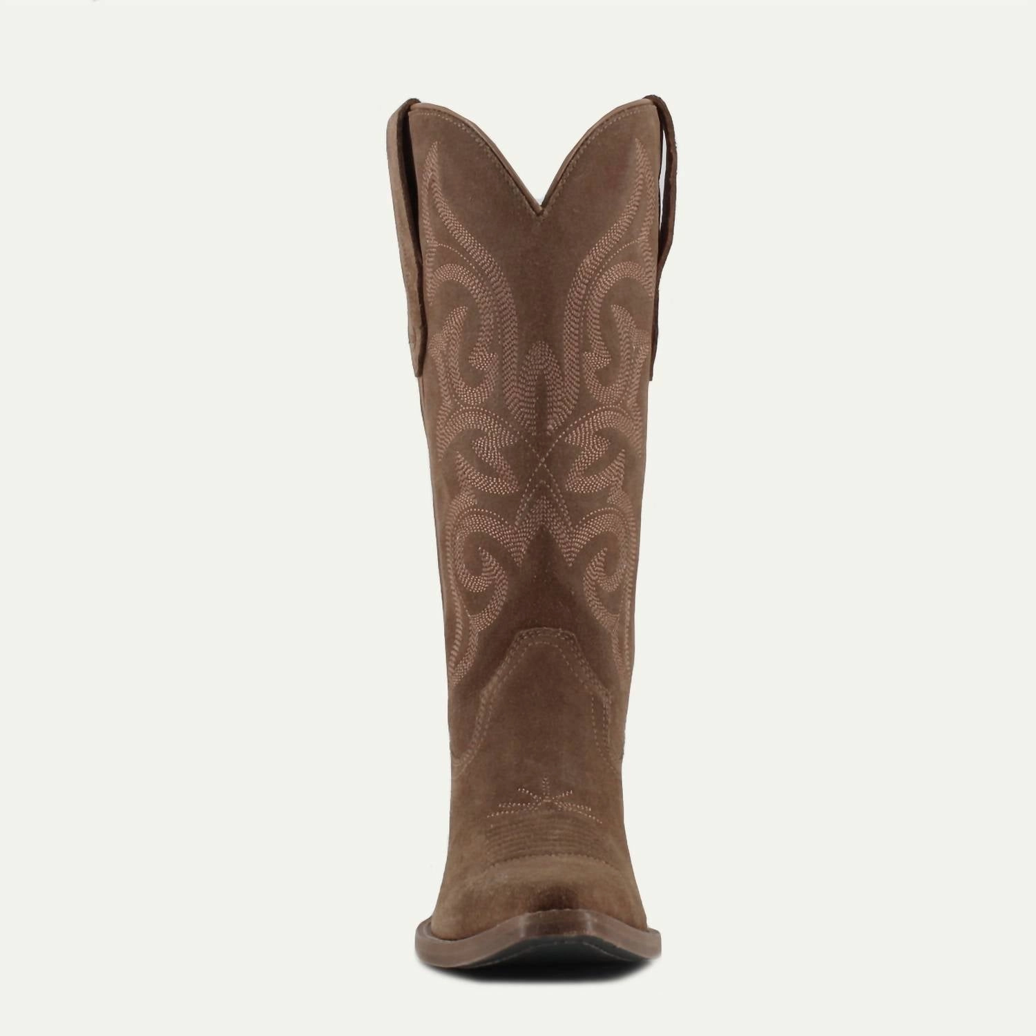 Women's Tessa Leather Cowgirl Boots In Camel