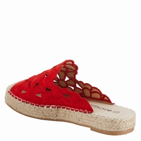 Women's Tilly Slippers In Red Womens Slippers at low price