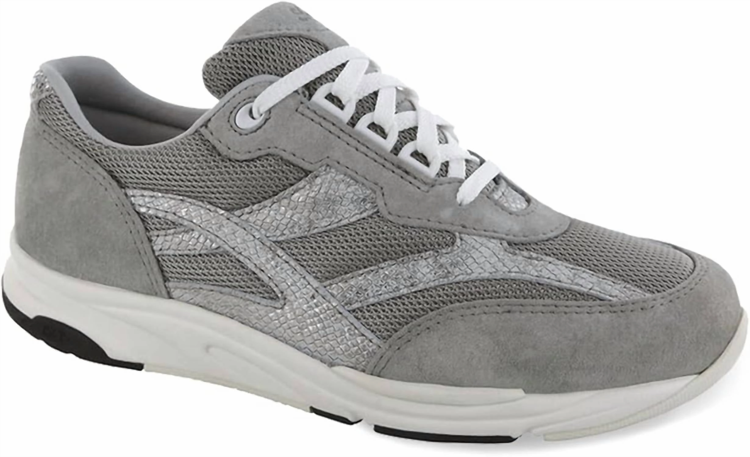 Women's Tour Mesh Lace Up Sneaker In Plata Mix Trendy Womens Sneakers for sale