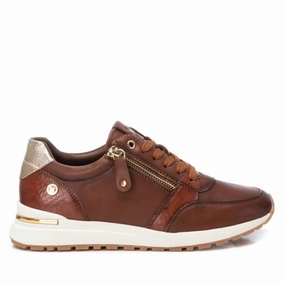 Women's Trainer Sneakers In Camel Stylish Womens Sneakers clearance