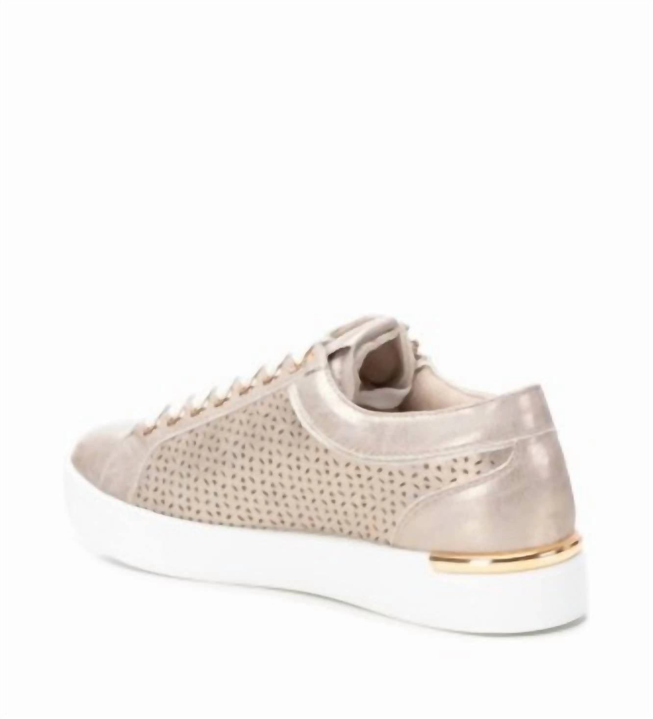 Women's Trainer Sneakers In Gold