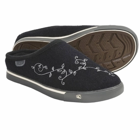 Women's Trillium Slippers In Black Cozy Womens Slippers discount
