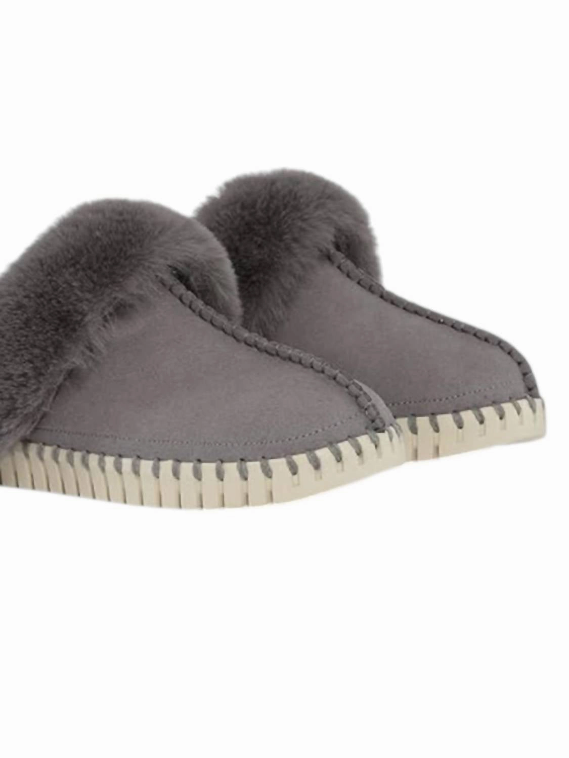 Women's Tulip Slipper In Dark Shadow