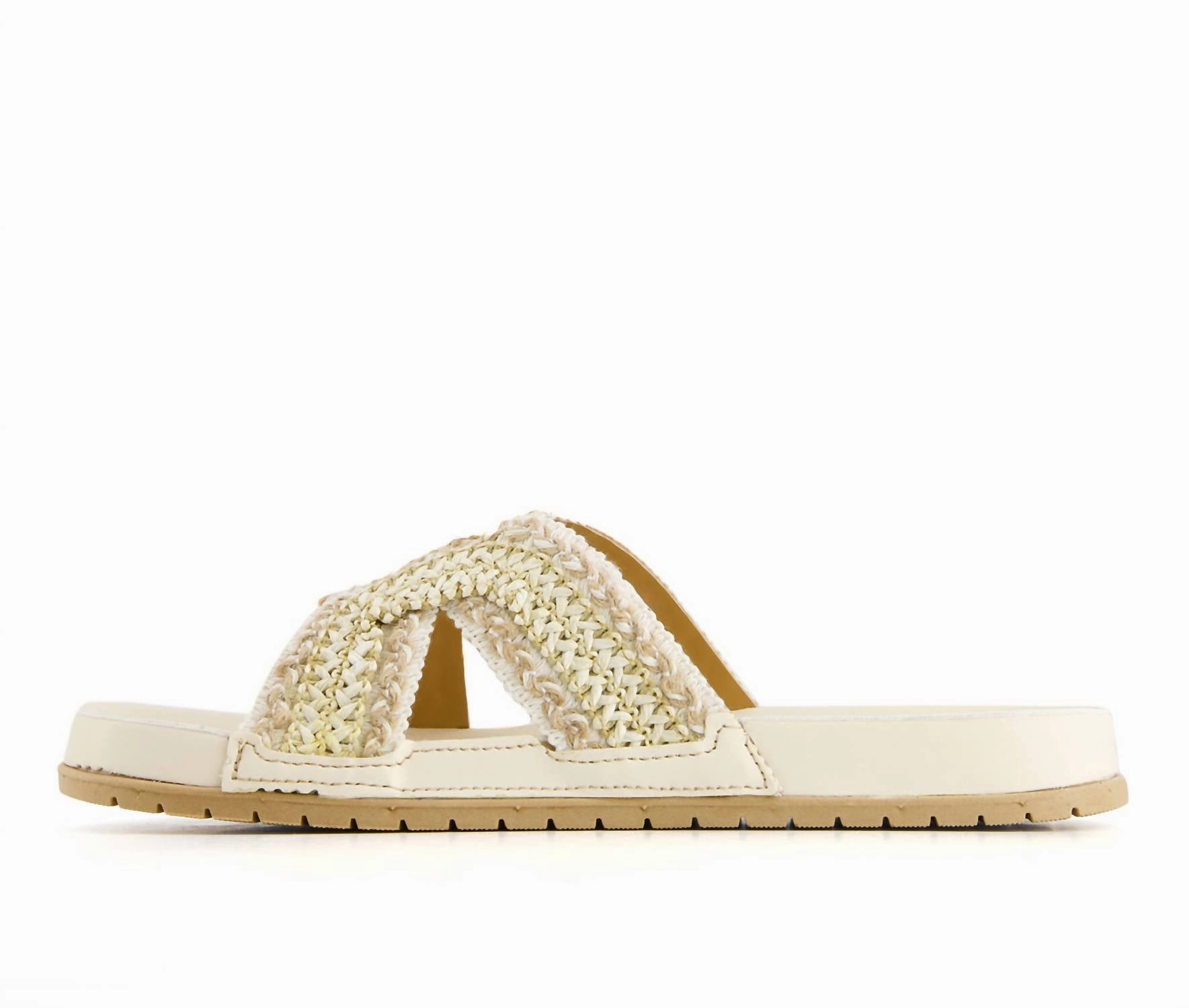 Women's Ultra Comfort Slides In Beige