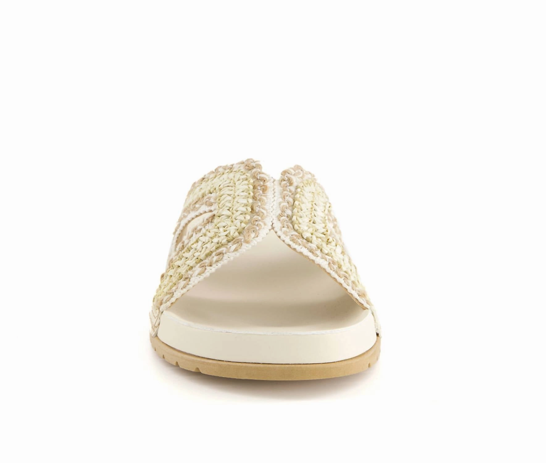 Women's Ultra Comfort Slides In Beige