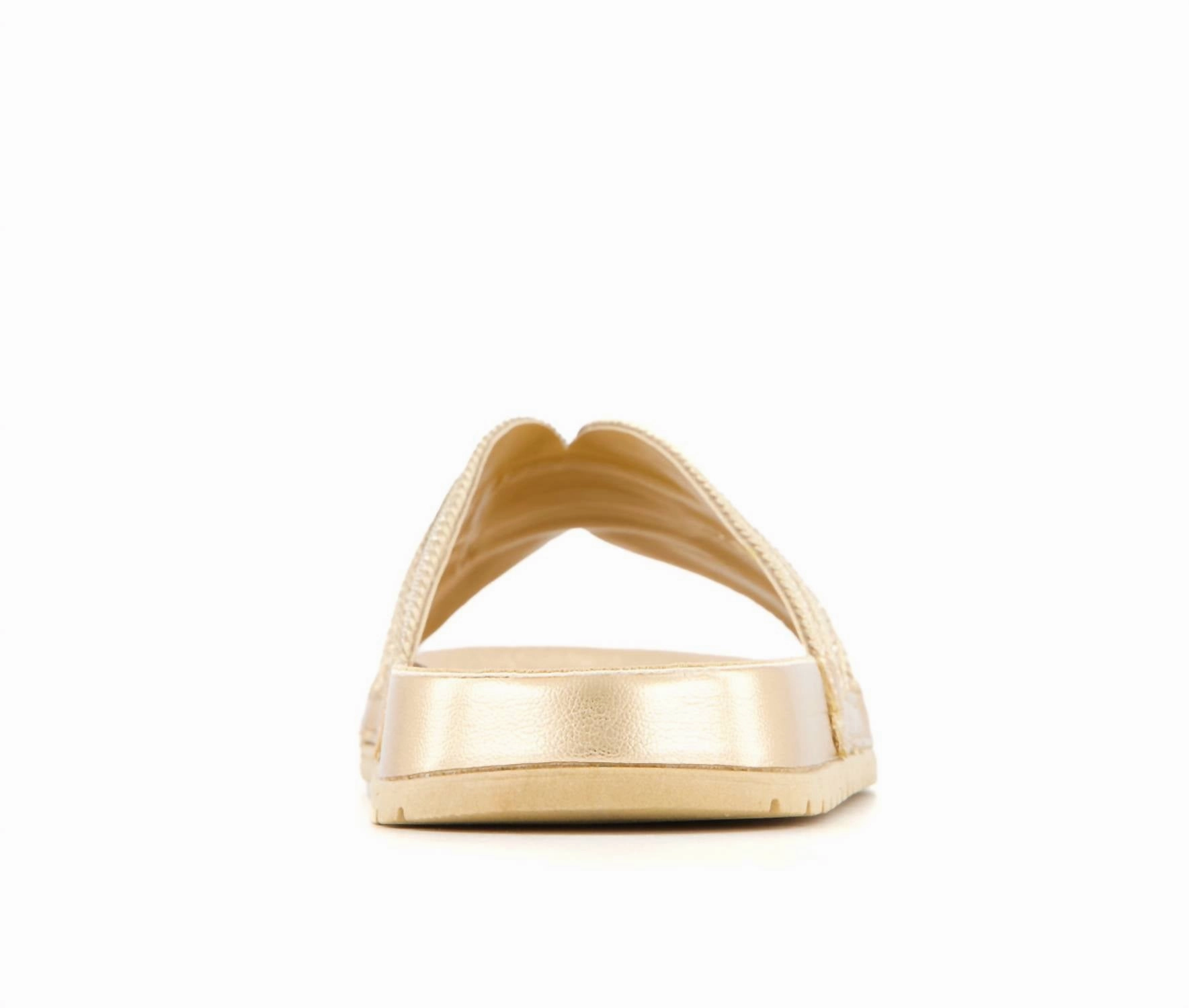 Women's Ultra Comfort Slides In Gold