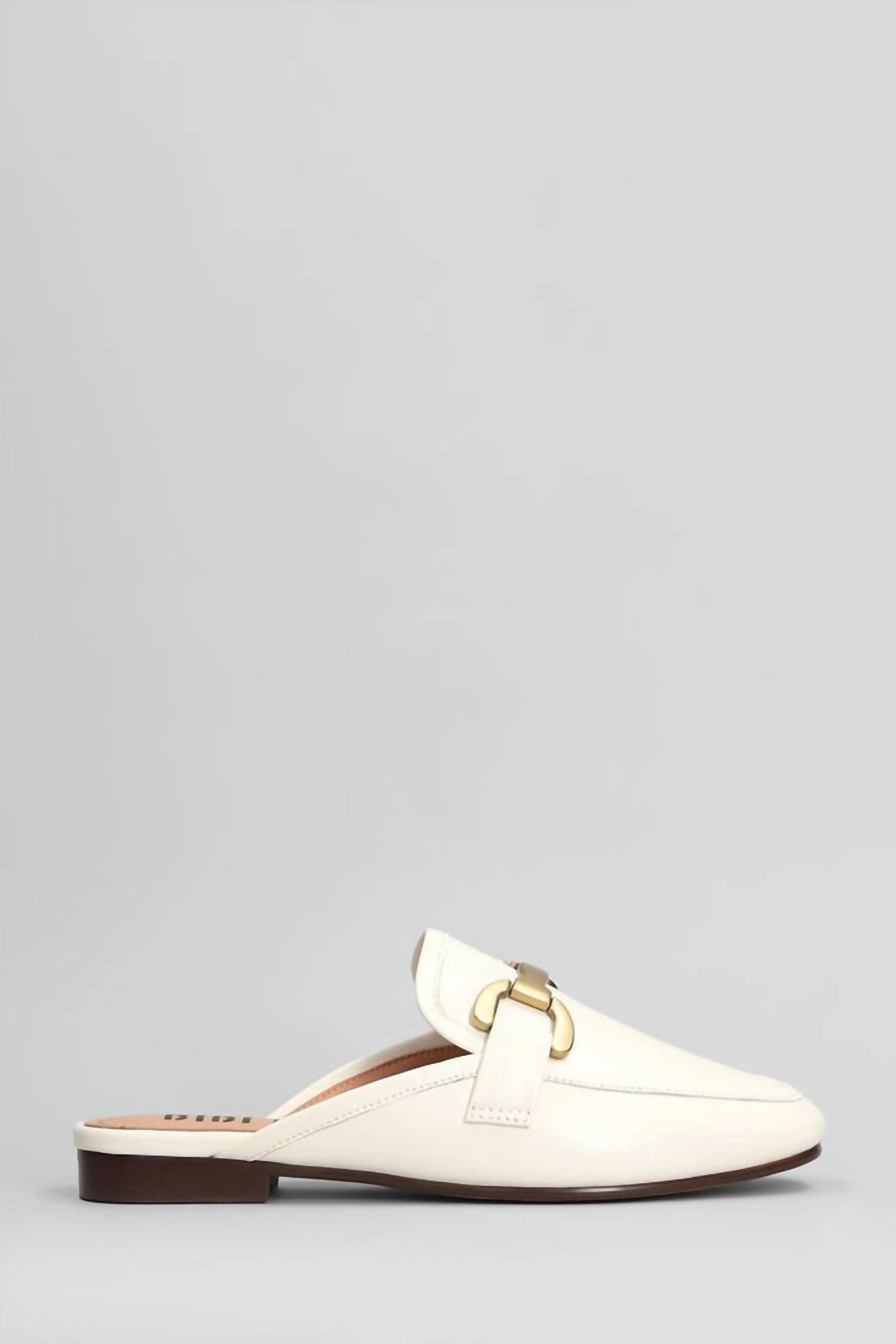 Women's Vela Slipper In White Womens Slippers at low price