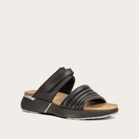 Women's Vesta Sandals - Medium In Black Womens Slippers at low price