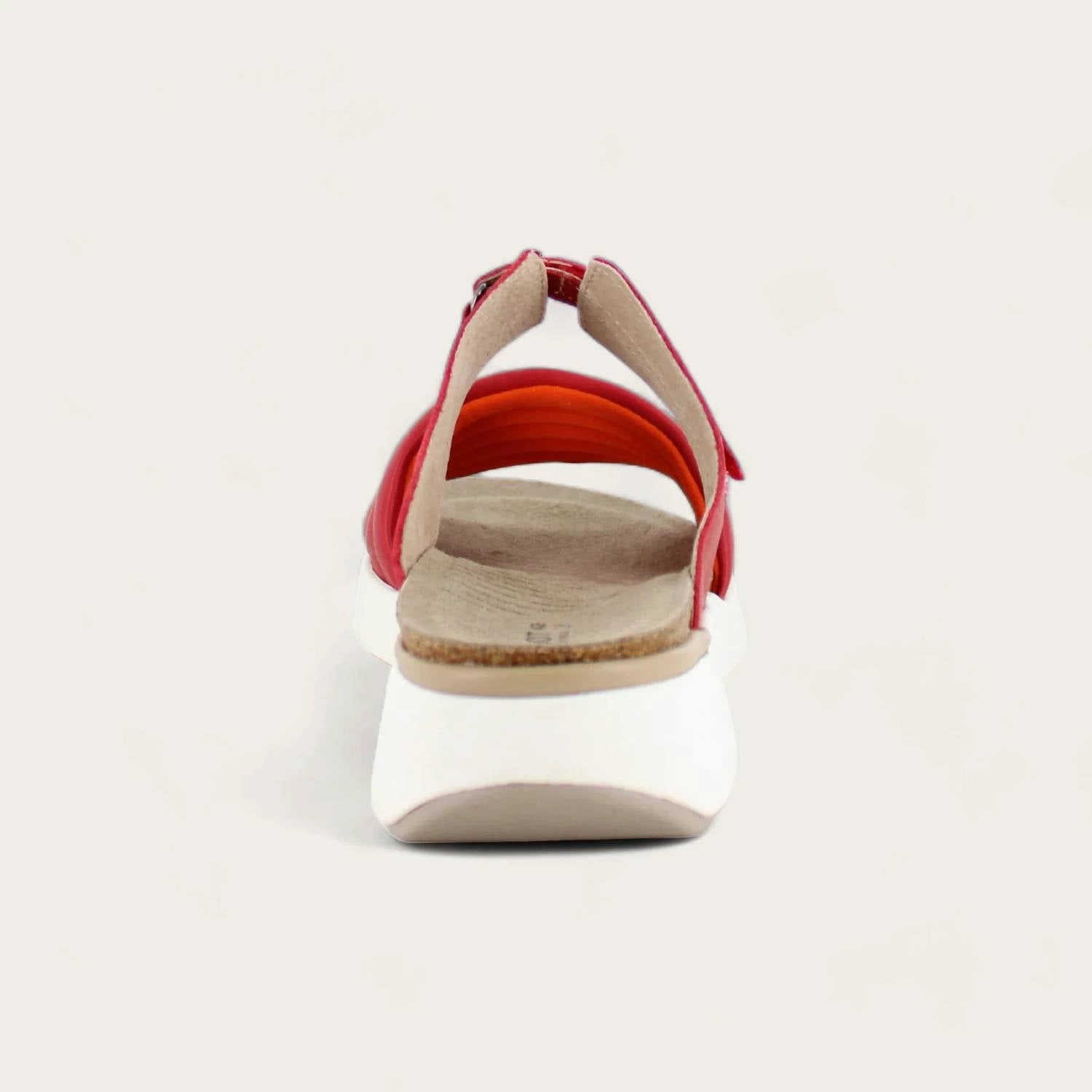 Women's Vesta Sandals - Medium In Kiss Red