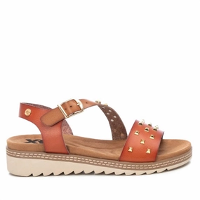 Women's Wedge Sandals In Medium Brown Trendy Sandals for Women