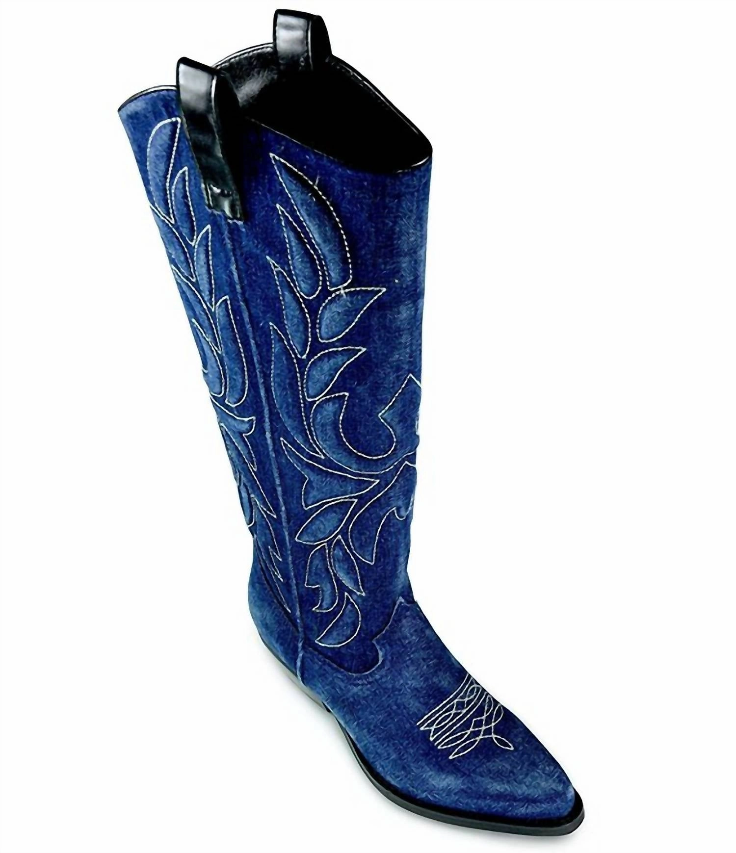 Women's Western Roots Here's Your Denim Boots In Blue