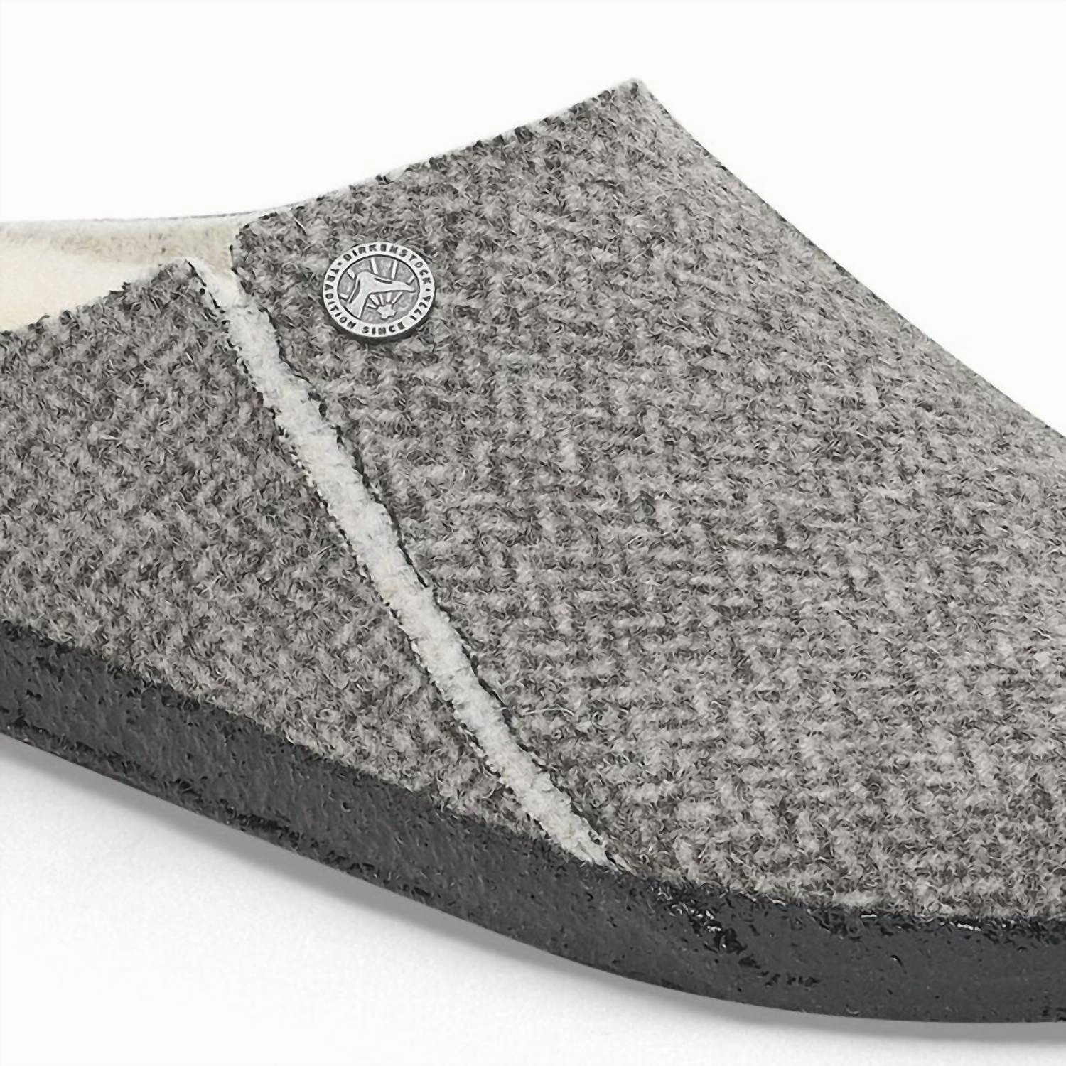 Women's Zermatt Shearling Slipper In Herringbone Grey