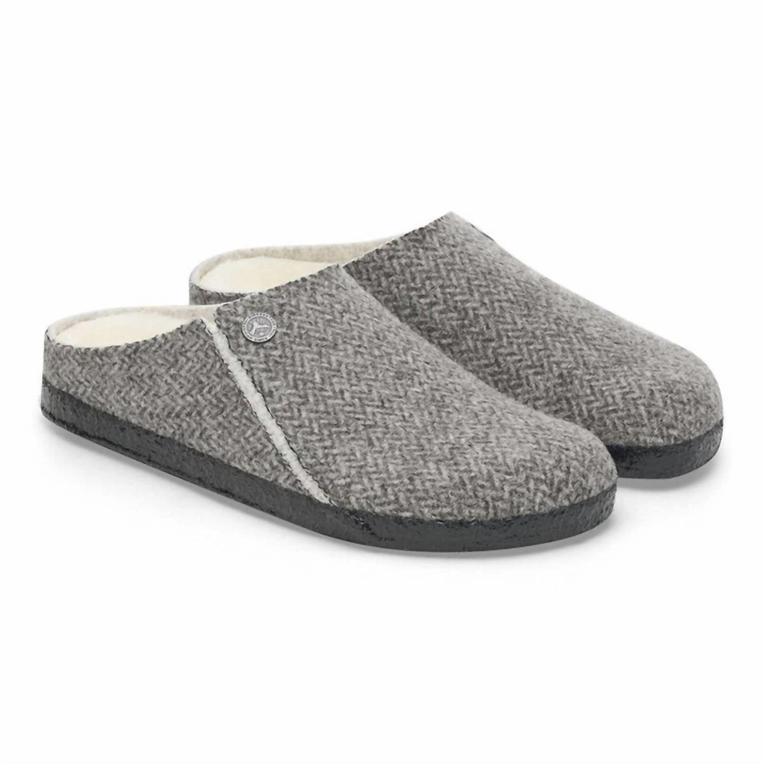 Women's Zermatt Shearling Slipper In Herringbone Grey