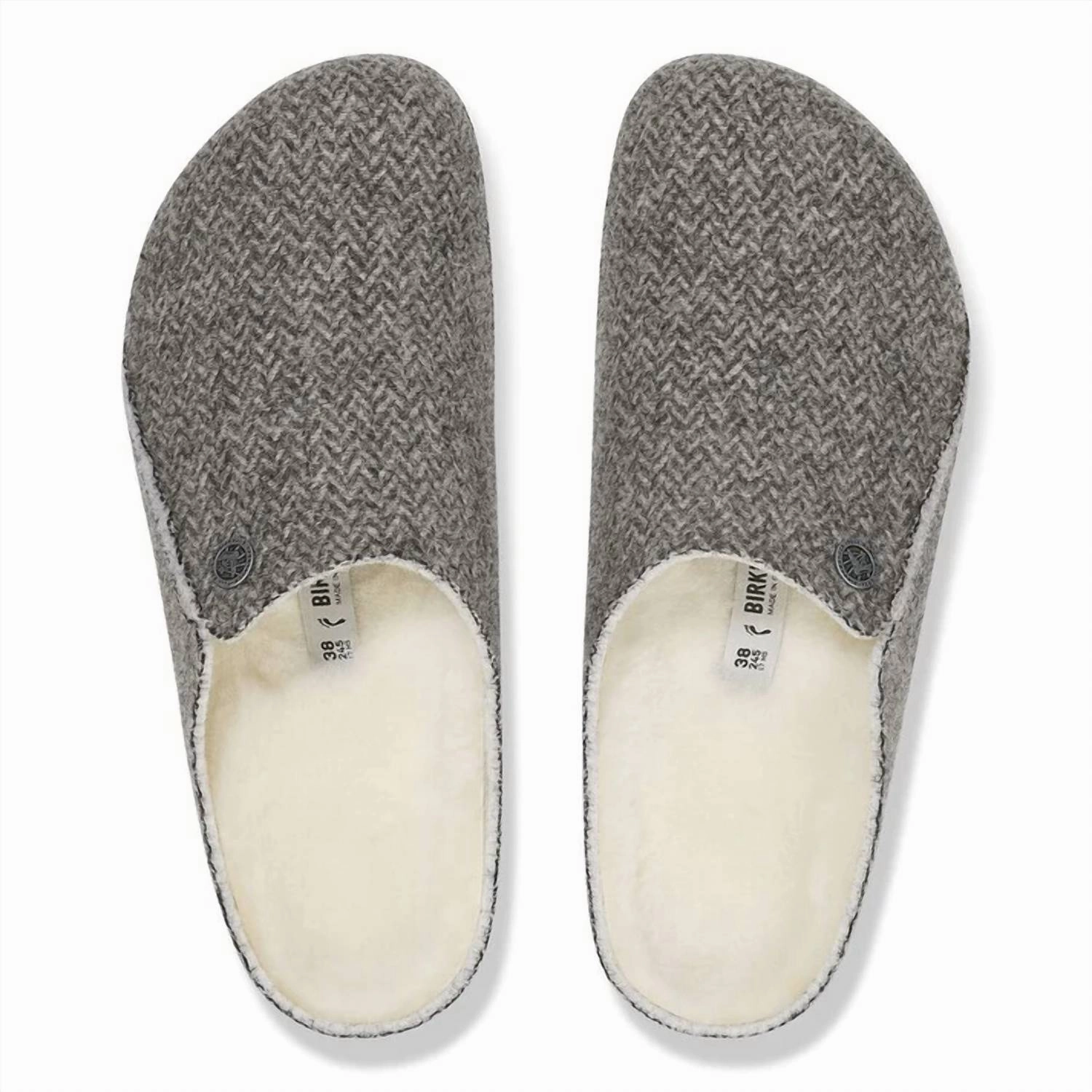 Women's Zermatt Shearling Slipper In Herringbone Grey