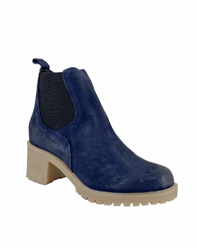 Women Trento Waterproof Chelsea Boot In Navy High-quality Womens Boots discount