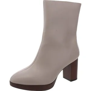 Womens Block Heel Man Made Mid-Calf Boots Cheap Womens Boots for winter