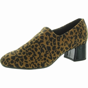 Womens Animal Print Faux Suede Shooties Womens Winter Boots promo deal