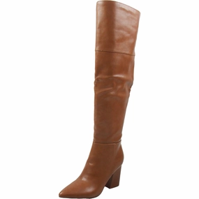 Womens Block Heel Faux Leather Over-The-Knee Boots Womens Boots clearance deals