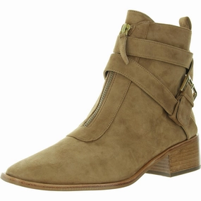 Womens Buckle Faux Suede Ankle Boots Womens Winter Boots promo deal