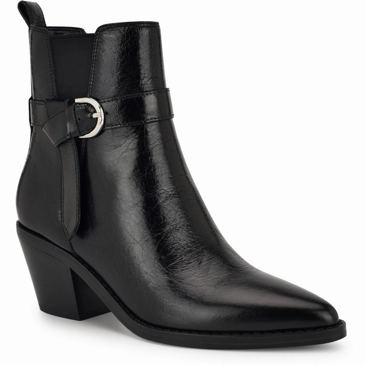 Womens Buckle Leather Ankle Boots Buy Womens Boots online cheap