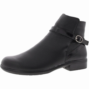 Womens Buckle Leather Booties Cheap Womens Boots for winter