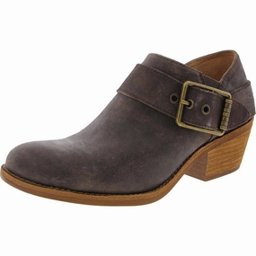 Womens Buckle Leather Shooties Sale on Womens Trendy Boots
