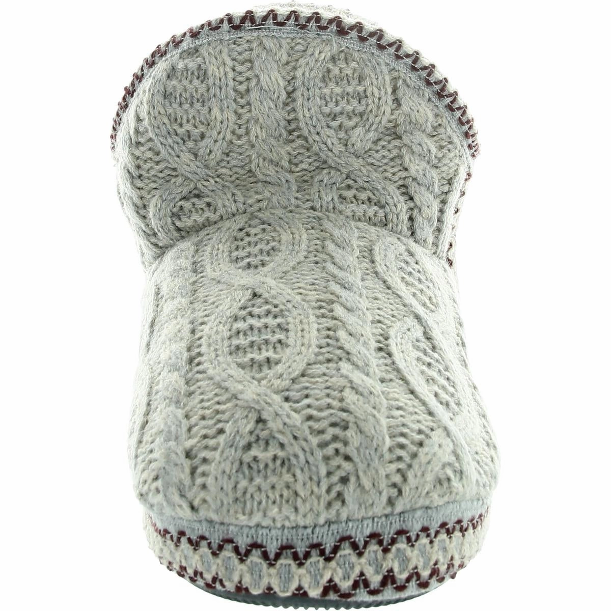 Womens Crochet Polyester Slide Slippers