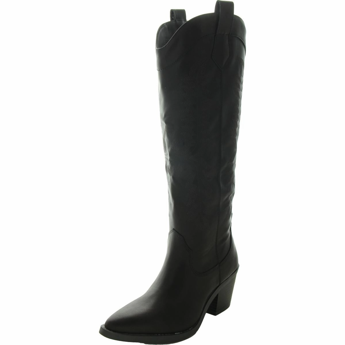 Womens Embroidered Man Made Cowboy, Western Boots Cheap Womens Boots for winter