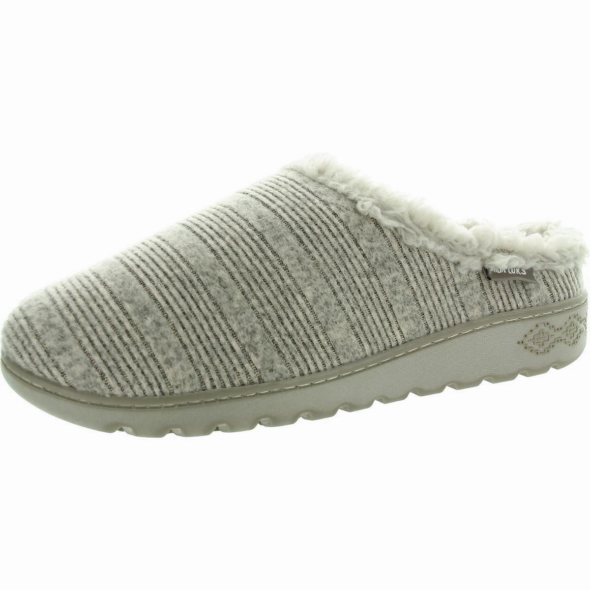 Womens Faux Fur Lined Faux Fur Slide Slippers Cozy Womens Slippers discount