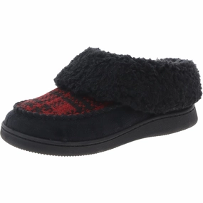 Womens Faux Fur Lined Faux Suede Scuff Slippers Cozy Womens Slippers discount