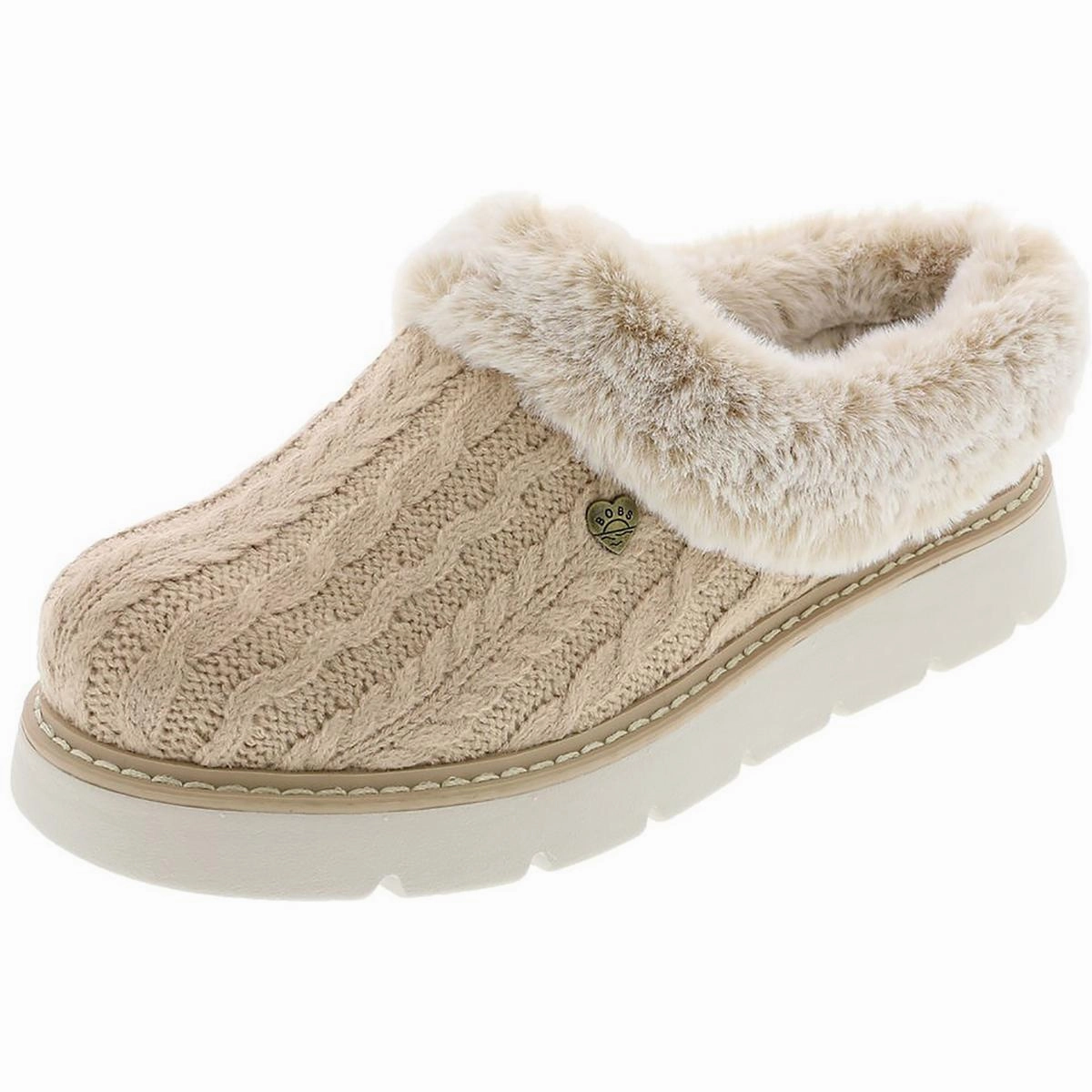 Womens Faux Fur Lined Slide Slippers Cozy Womens Slippers discount
