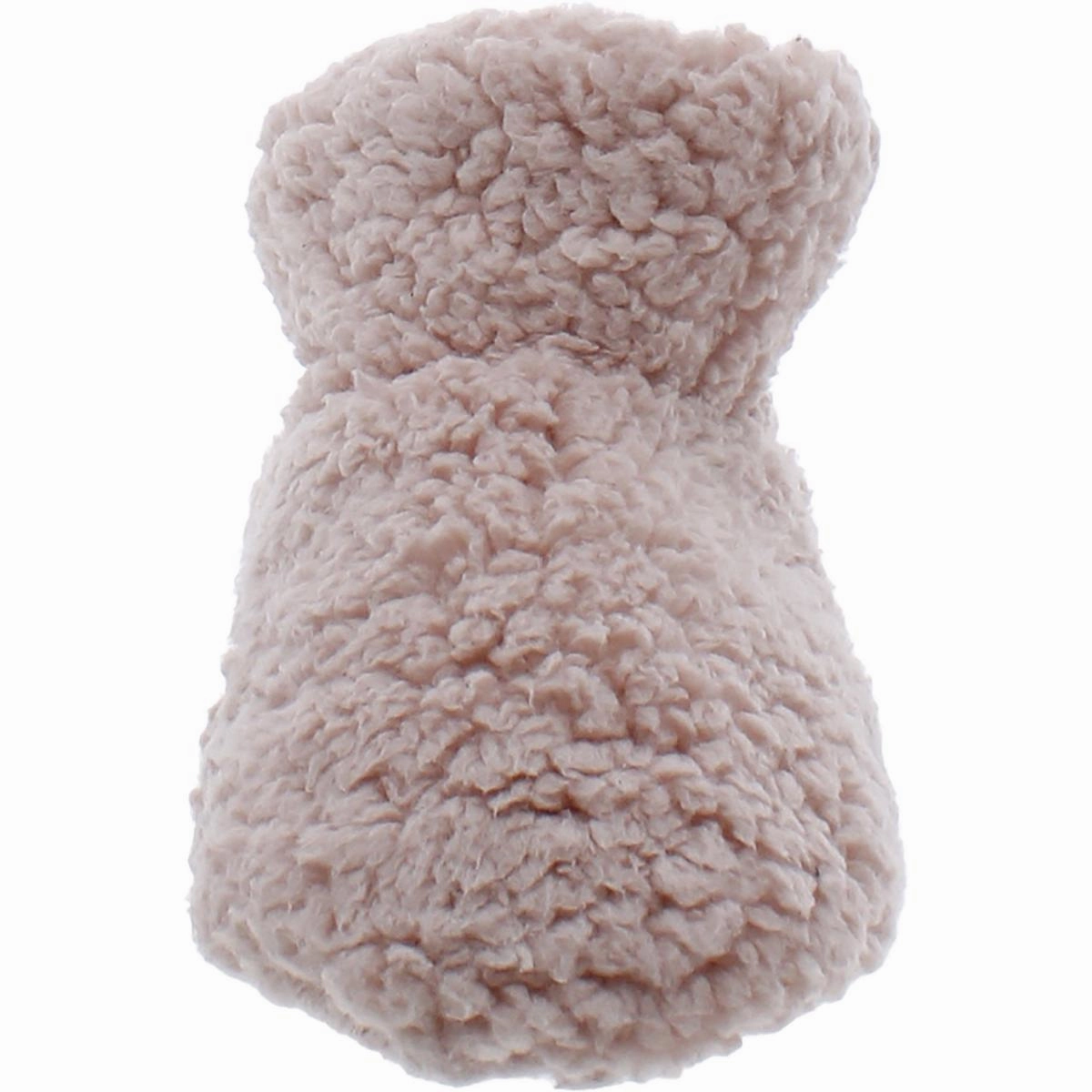 Womens Faux Fur Pull On Bootie Slippers