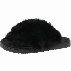 Womens Faux Fur Slide Sandals Sale on Womens Open Sandals