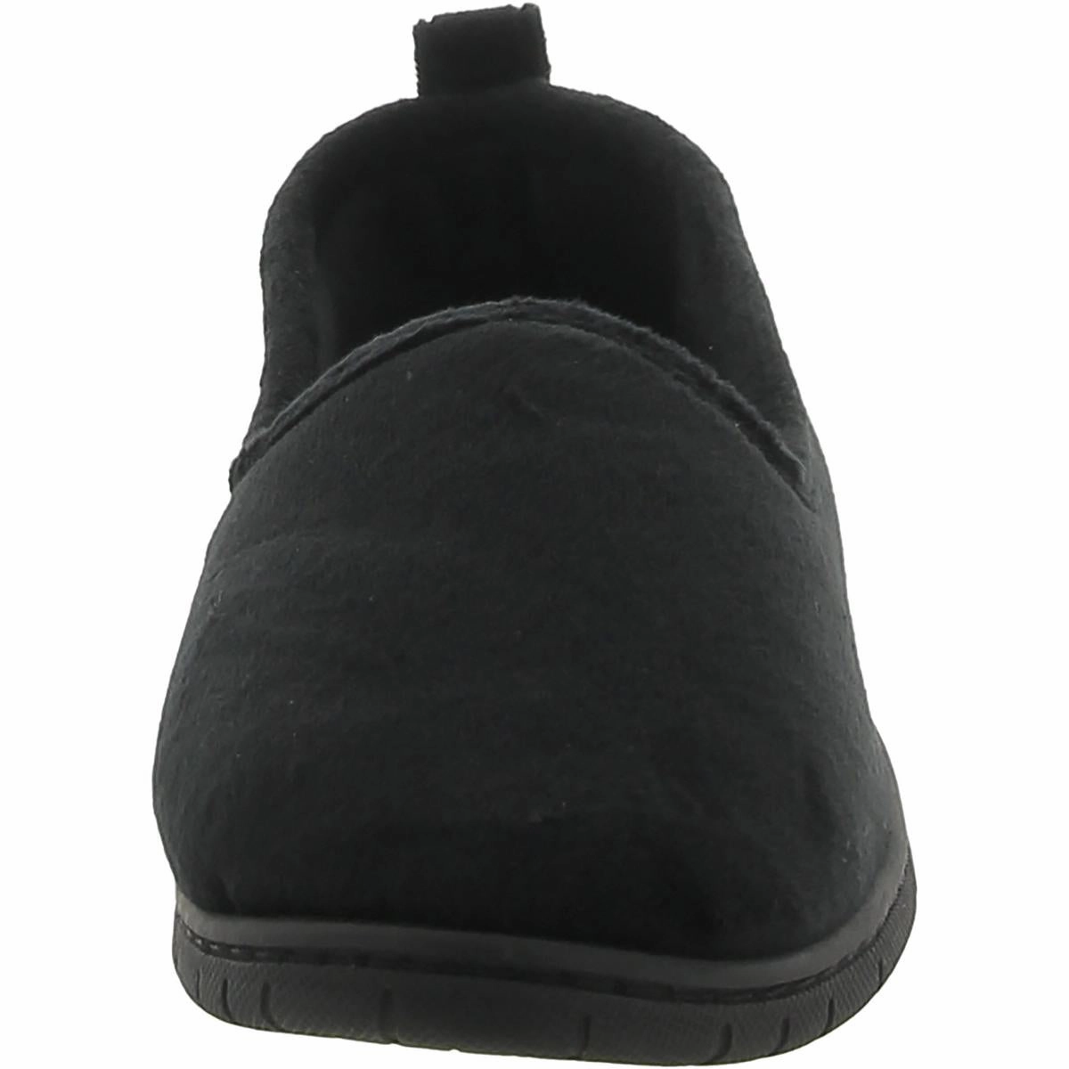 Womens Faux Fur Slip On Loafer Slippers