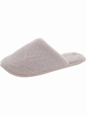 Womens Faux Fur Slip On Slide Slippers Cozy Womens Slippers discount