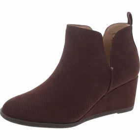 Womens Faux Leather Padded Insole Booties High-quality Womens Boots discount