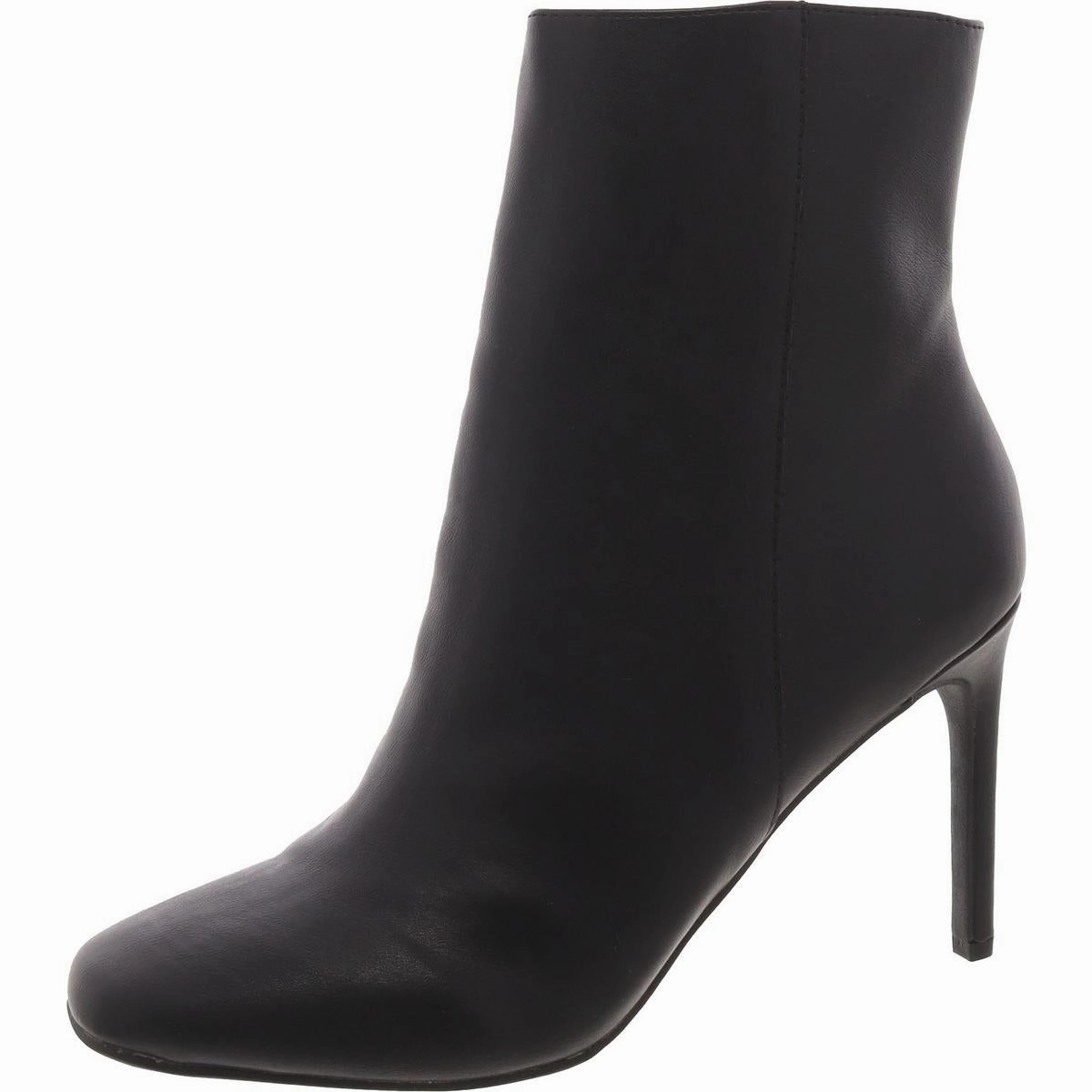 Womens Faux Leather Padded Insole Booties