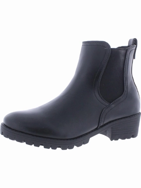 Womens Faux Leather Platform Chelsea Boots Hot sale Womens Boots