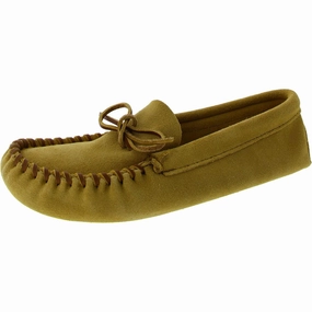 Womens Faux Leather Slip On Moccasin Slippers Womens Slippers at low price